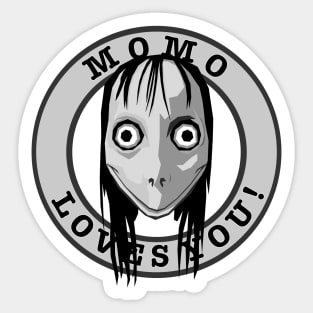 Momo Loves You... Sticker